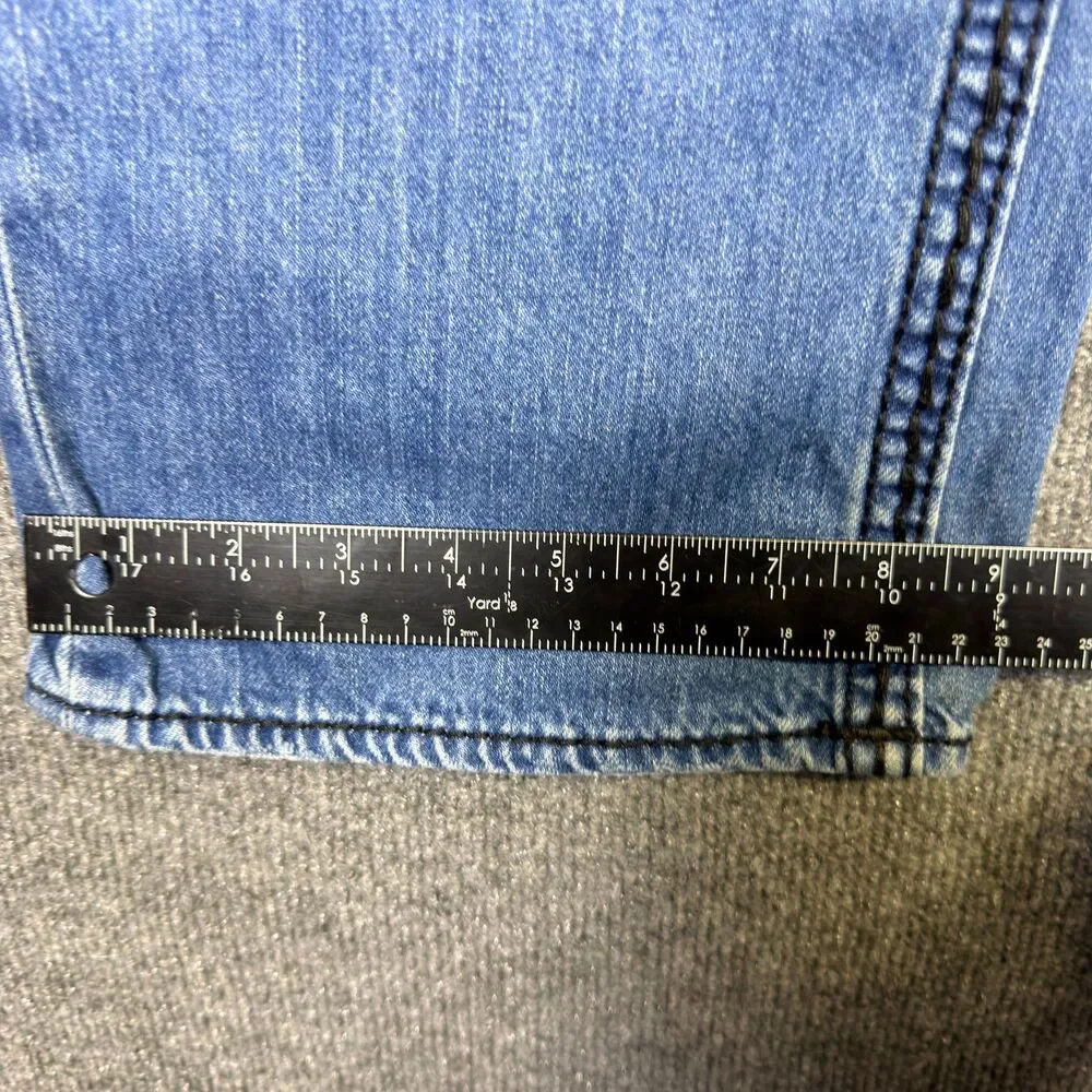 True Religion Men's Straight Jeans Size 36x32 Denim World Tour USA Buddha